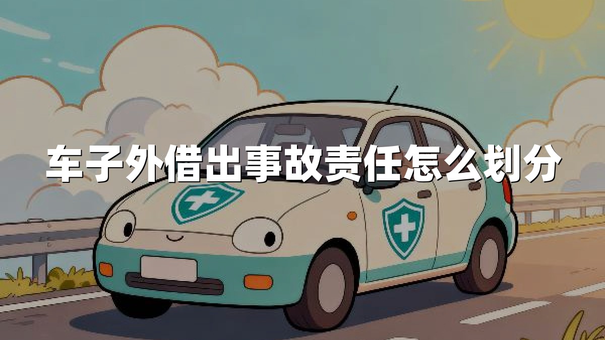 车子外借出事故责任怎么划分