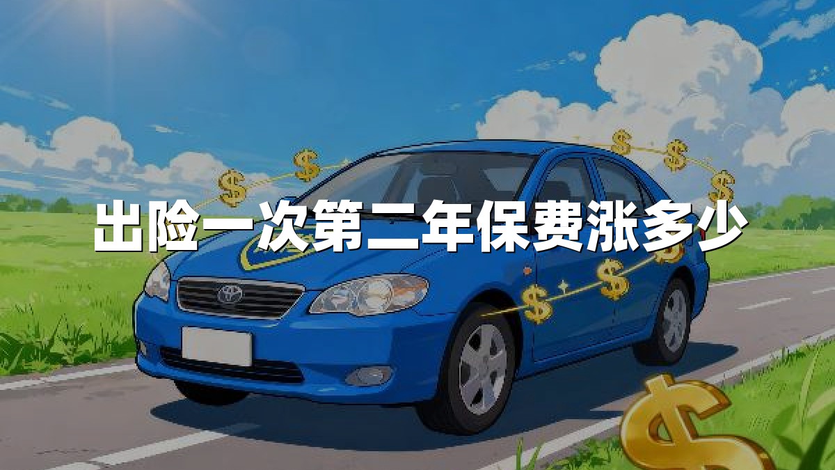 出险一次第二年保费涨多少