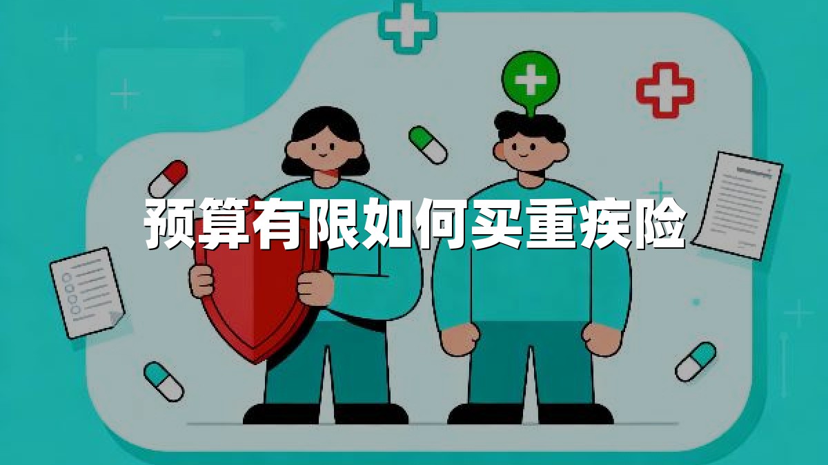 预算有限如何买重疾险