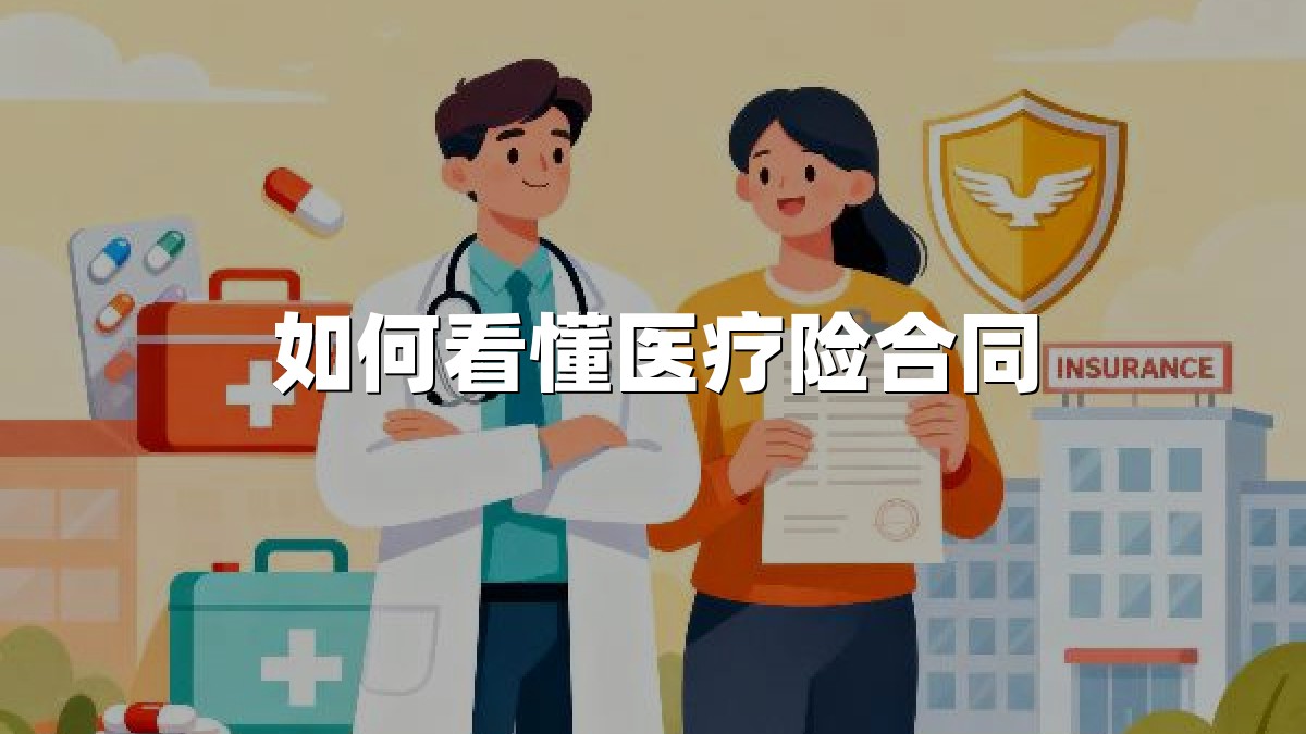 如何看懂医疗险合同