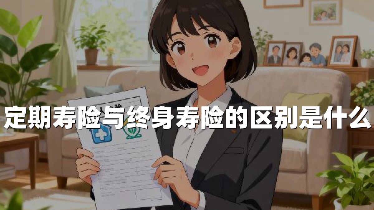 定期寿险与终身寿险的区别是什么