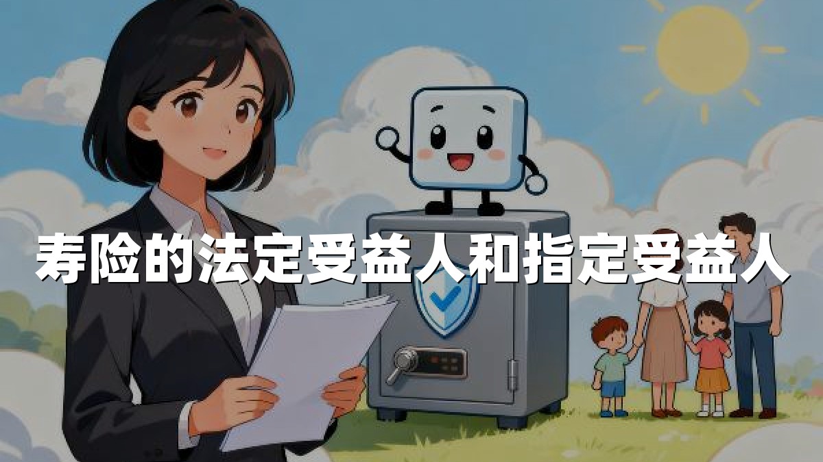 寿险的法定受益人和指定受益人