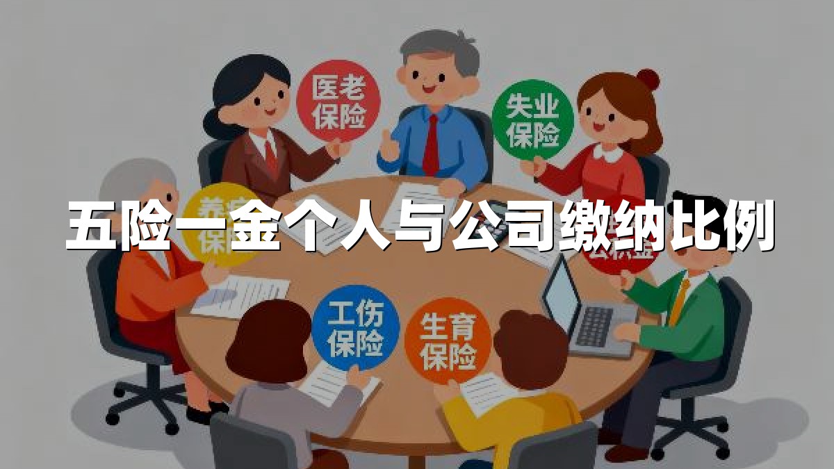 五险一金个人与公司缴纳比例