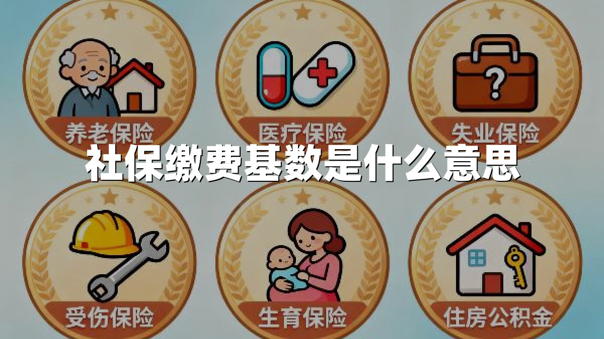社保缴费基数是什么意思
