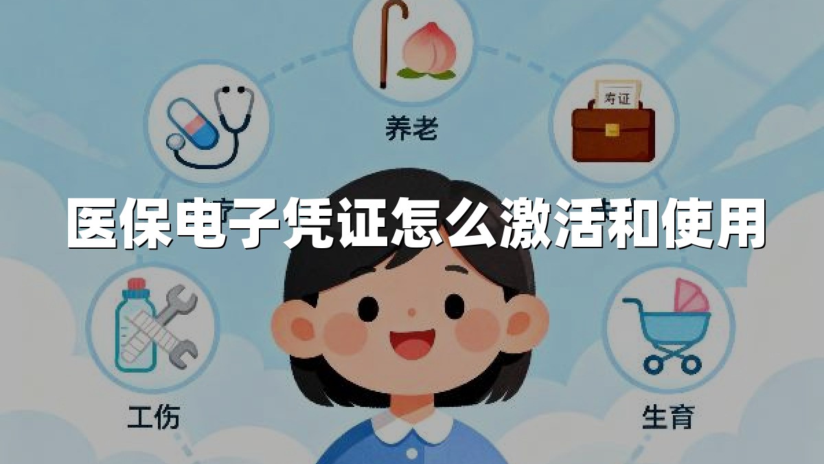 医保电子凭证怎么激活和使用