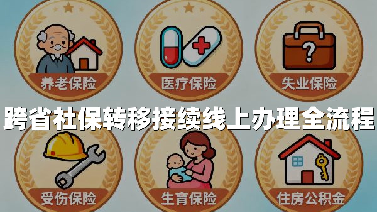 跨省社保转移接续线上办理全流程
