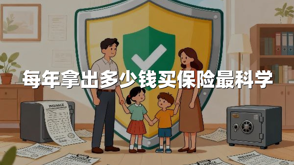 每年拿出多少钱买保险最科学