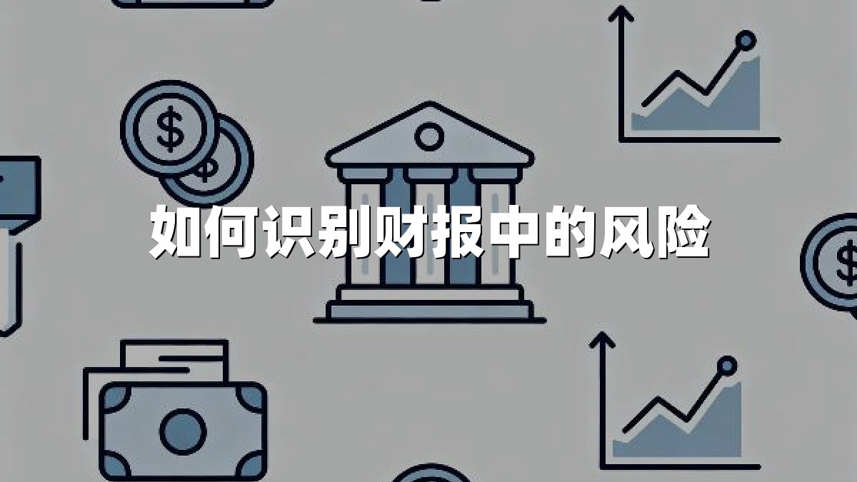 如何识别财报中的风险