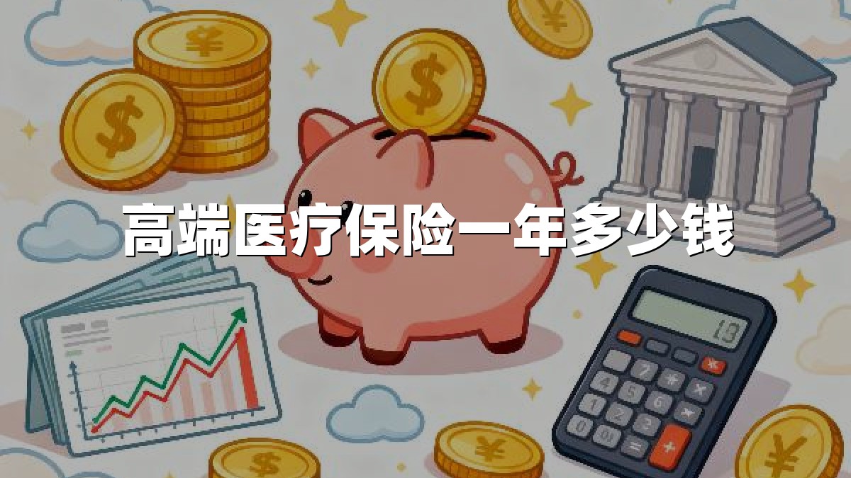 高端医疗保险一年多少钱