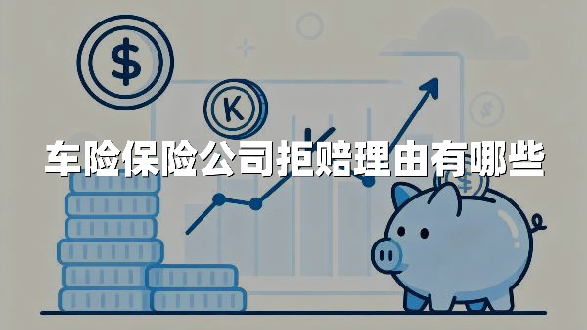 车险保险公司拒赔理由有哪些