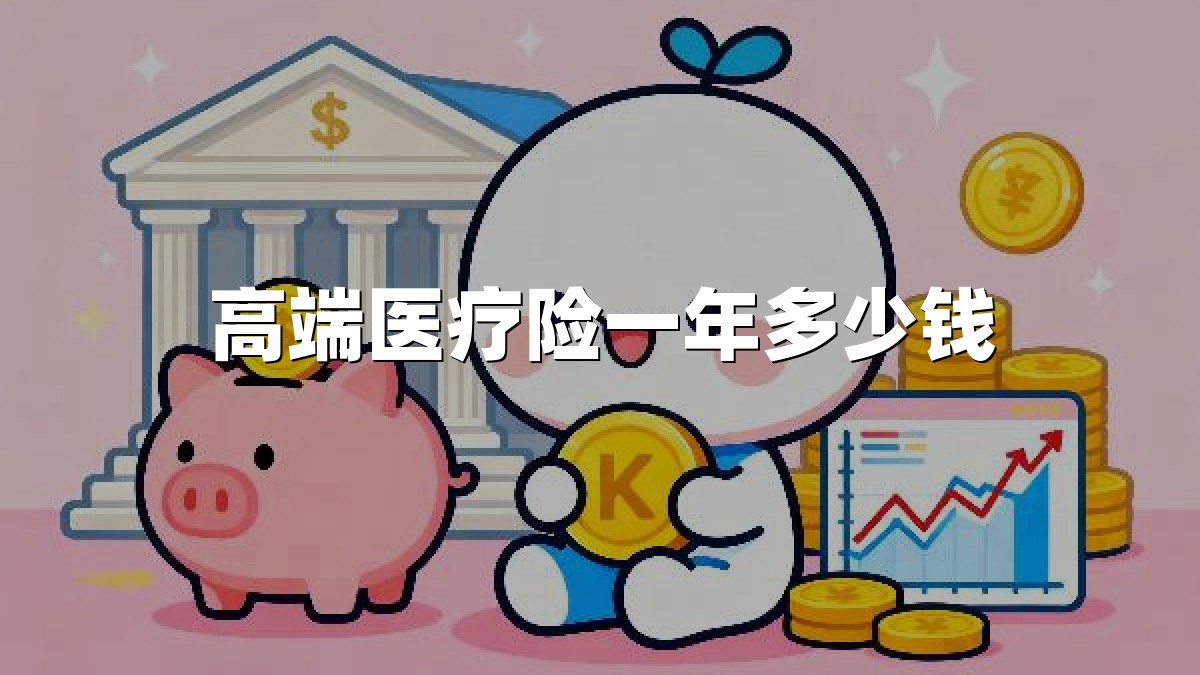 高端医疗险一年多少钱