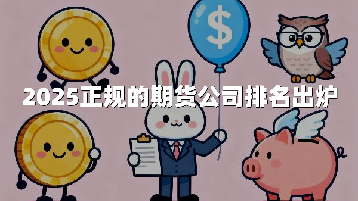 2025正规的期货公司排名出炉