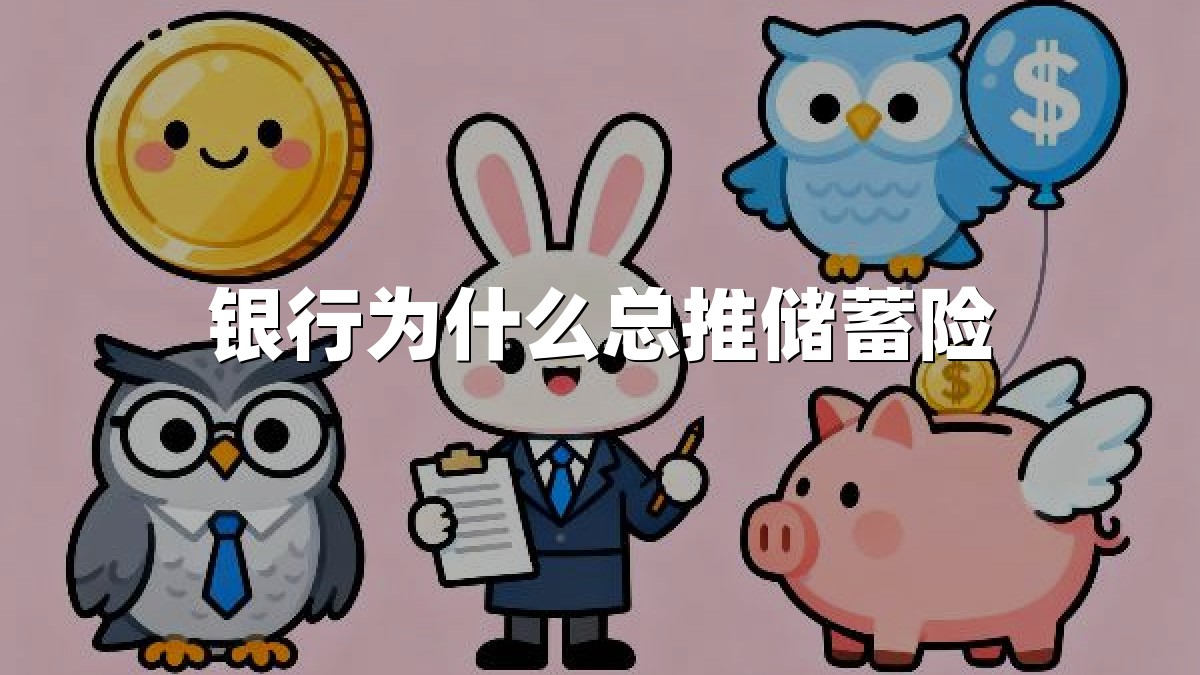 银行为什么总推储蓄险